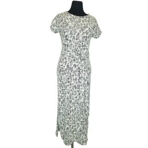 Dolan Left Coast Collection‎ Anthropologie Black White Abstract Midi Dress XS